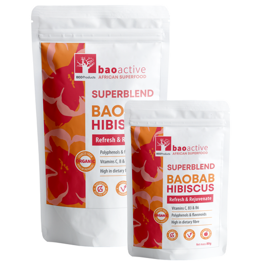 BaoActive Baobab-Hibiscus Blend Powder