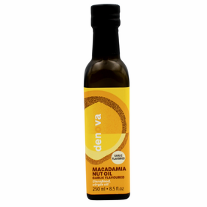 Denova Macadamia Oil Garlic Infused - 250 ml