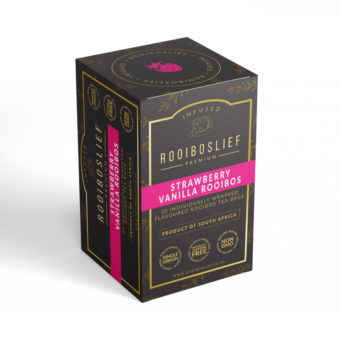 Rooiboslief Premium Infused Rooibos - Strawberry Vanilla