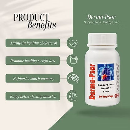 DNA Biopharm Derma-Psor - 60 Capsules