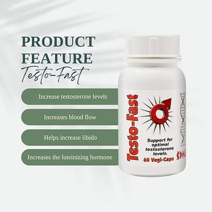 DNA Biopharm Testo-Fast - 60 Capsules
